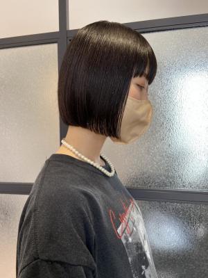 【YOKE】ショートボブミニボブ切りっぱなしボブ