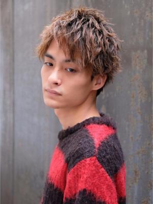学生にオススメ！アップバング×ソフトツイスト