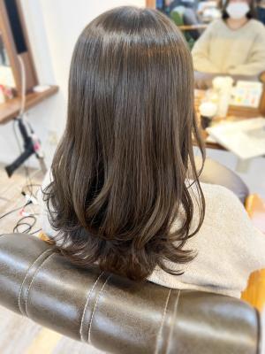 【山田】お客様スタイル細かめハイライトアッシュグレージュ