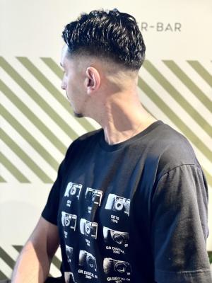 サイドパートスタイル【BARBER-BAR】