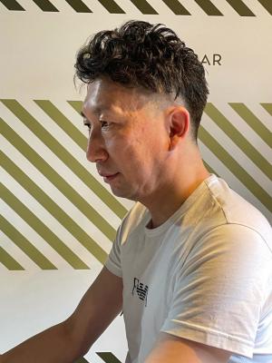 大人のパーマスタイル【BARBER-BAR】