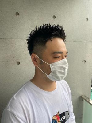 メンズベリーショートスタイル