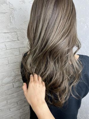 白髪ぼかしハイライト20代30代40代￥15400