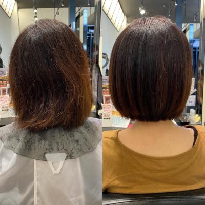 【髪質改善ストレート】