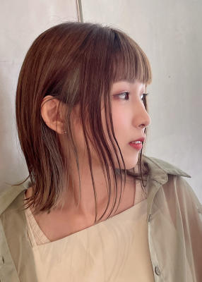 イルミナカラー×インナーカラー×ブルーアッシュ