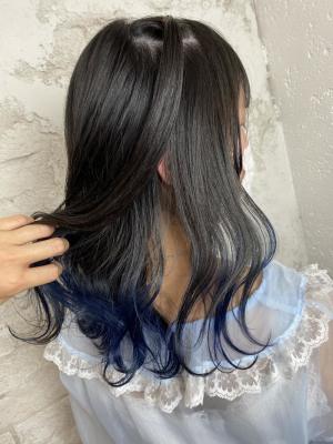 インナーブルーグラデーション/20代30代￥14850