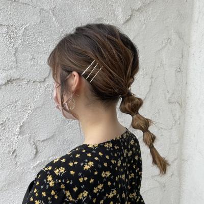 お呼ばれヘア　結婚式ヘア