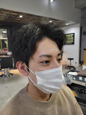 20代30代メンズパーマスタイル
