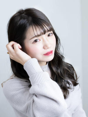 黒髪ロングストレート