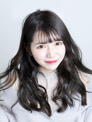 黒髪ロングストレート