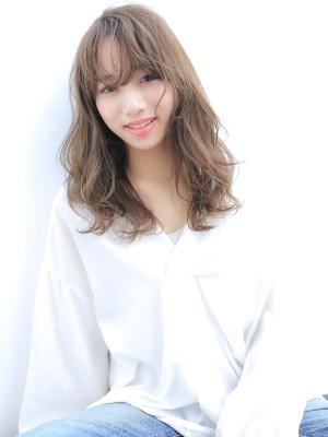 あざといシースルーバング×ニュアンスカール