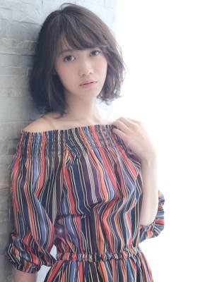 大人グレージュ ラフカールボブ 大人グレージュ ラフカールボブのイメージ画像
