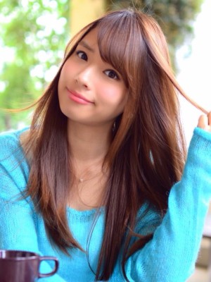 ナチュラルふんわりの愛されストレート