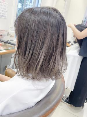 ペールグレー グラデーションカラー【横浜】