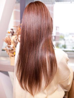 HARBORS鎌倉/暖色系カラー/ピンクブラウン/ツヤ髪のイメージ画像