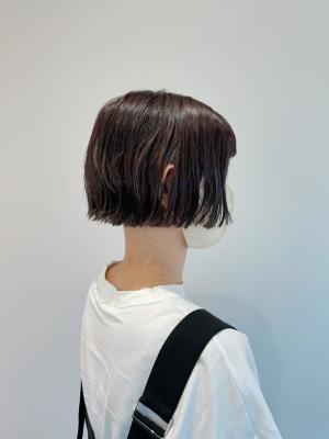 クセを活かしたミニボブ◎ クセを活かしたミニボブ◎のイメージ画像