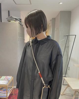 【YOKE】大人ミニボブきりっぱなしボブワンレングスボブ