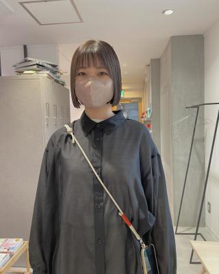 【YOKE】大人ミニボブ切りっぱなしボブワンレングスボブ