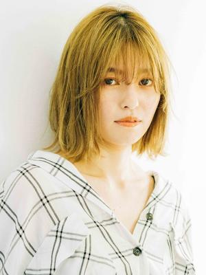 ヘルシー×切りっぱなしボブ