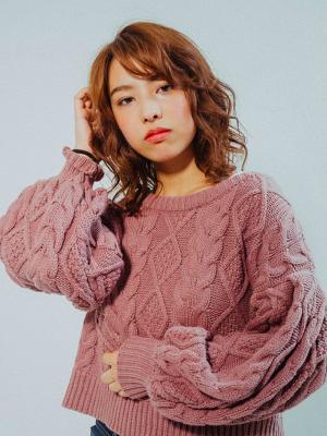 大人可愛いウェーブ