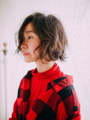 セクシーニュアンスウエーブボブ