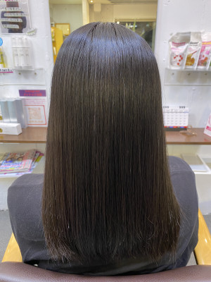 髪質改善ストレート