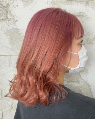 ハイトーンピンクカラー10代20代12650円