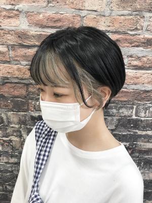 前髪ありハンサムショート フェイスフレーミング＊*