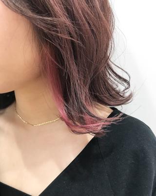 ポイントカラー×ピンク