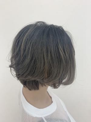 ◇バレイヤージュ×グレージュ　イメチェンスタイル