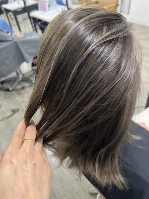 白髪ぼかしハイライト20代30代40代￥15400