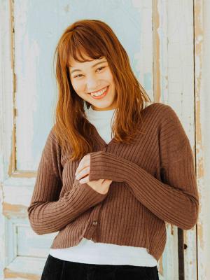 ラフなストレート