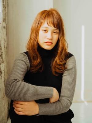 アシメ×外ハネロング