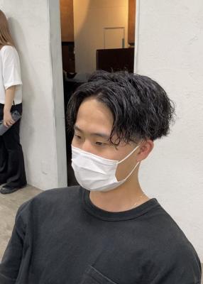 前下がりセンターパート/ツイスパ/￥12980