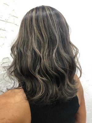 ハイライト/グレージュ/20代/￥14630