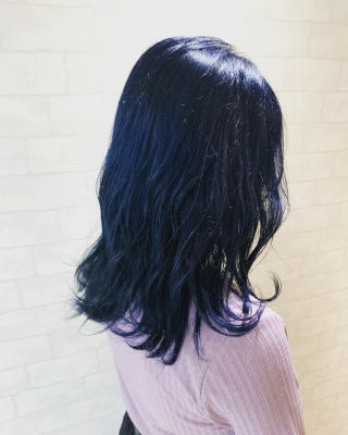 【guerir hair＋care】ブルーブラック
