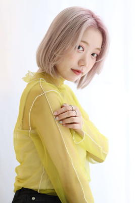韓国風前髪×グラデーションカラー　20代30代