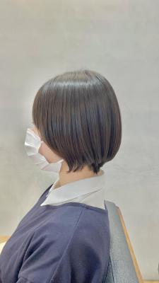【篠原】ゆったりショートボブ×柔らか矯正
