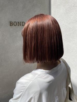 【BOND nariのサロンスタイル】透明感☆ピンク