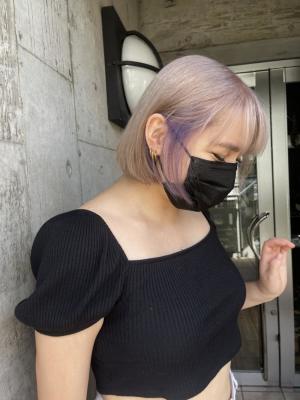 ミニボブ　ボブ　切りっぱなしボブ