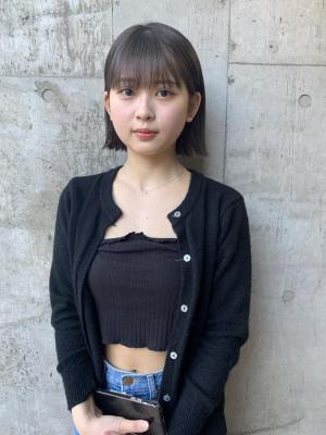 ミニボブ　ボブ　切りっぱなしボブ