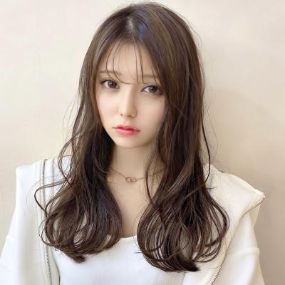 【金沢】ベース顔カバー/2way前髪/波巻きカール/ロング 【金沢】ベース顔カバー/2way前髪/波巻きカール/ロングのイメージ画像