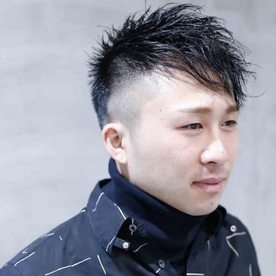 ２ブロック　ワイルド　パーマ　メンズ　大須
