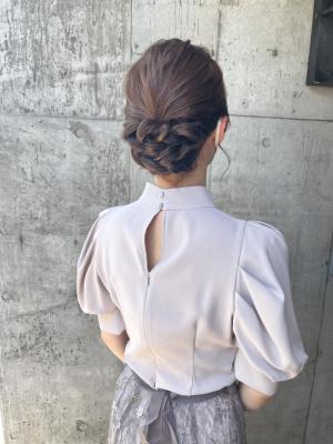 ヘアセット　アップスタイル　ヘアアレンジ