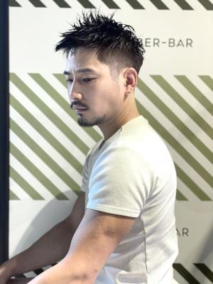 大人の刈り上げショート【BARBER-BAR】