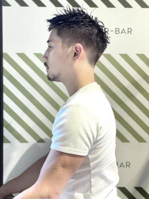 大人の刈り上げショート【BARBER-BAR】