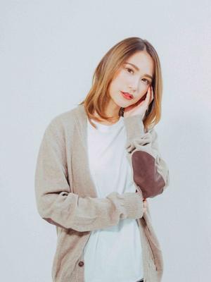 グラデーション×ゆるストレート