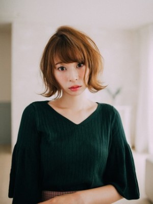 外ハネガーリーボブ