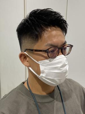 ラフなフェード風短髪ショート 日本橋 ラフなフェード風短髪ショート 日本橋のイメージ画像