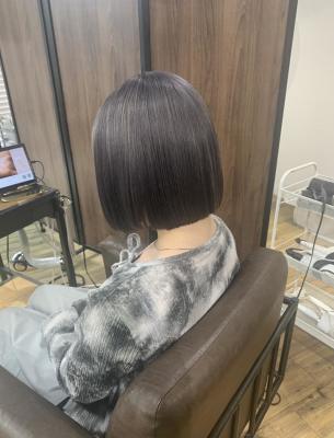 ベージュ ミルクティーベージュ グレージュ ボブ